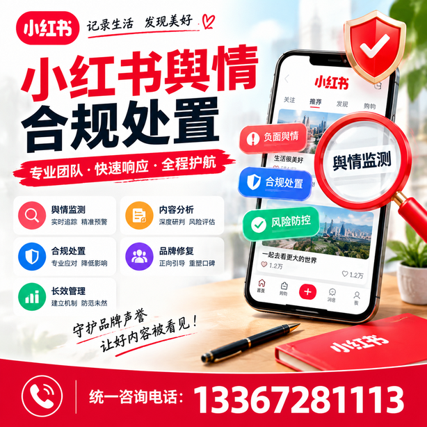 新星小红书舆情合规处置